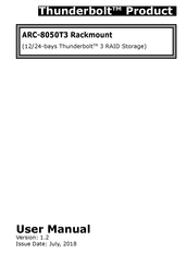 Areca Thunderbolt ARC-8050T3 Rackmount User Manual