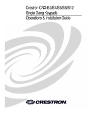 Crestron CNX-B12 Operations & Installation Manual