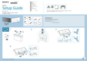 Sony BRAVIA KDL-43W750D Setup Manual