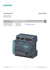 Siemens SITOP 6EP1961-2BA41 Operating Instructions Manual