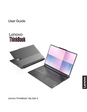 Lenovo ThinkBook 16p Gen 2 User Manual