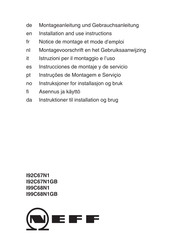 NEFF I92C67N1 Installation And Use Instruction