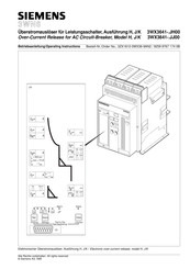Siemens 3WX3641-JH00 Series Operating Instructions Manual
