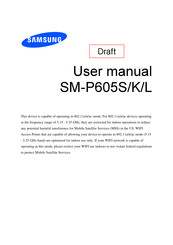 Samsung SM-P605K User Manual