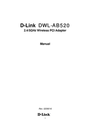D-Link AirPro DWL-AB520 Manual