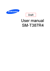 Samsung SM-T387R4 User Manual