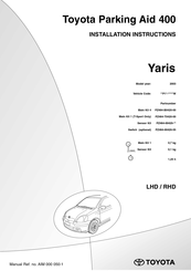 Toyota PZ464-00420-55 Installation Instructions Manual