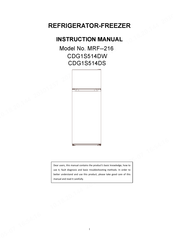 Candy CDG1S514EW Instruction Manual