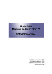 Ricoh S-P1 Service Manual