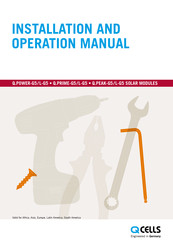 Q CELLS Q.POWER L-G5 Installation And Operation Manual