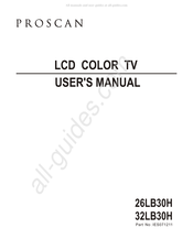 ProScan 26LB30H User Manual