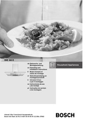 Bosch DIE 165 E Operating And Installation Instructions