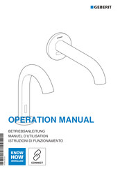 Geberit Brenta 116.297.14.1 Operation Manual