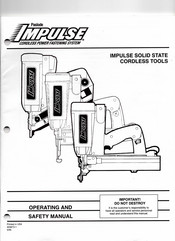 Paslode IM200 S16 Operating And Safety Manual