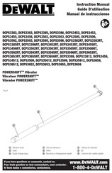DeWalt DCPS3505 Instruction Manual
