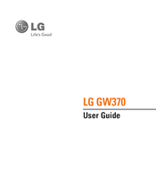 LG GW370 Grey User Manual