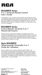 RCA RCU300TZ Series User Manual