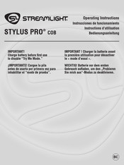 StreamLight STYLUS PRO COB Operating Instructions