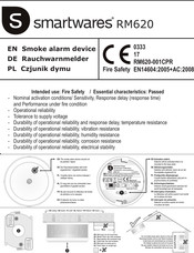 Smartwares RM620 Manual