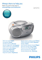Philips AZ127/12 Quick Start Manual