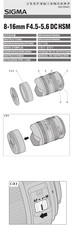 Sigma 12-24mm F4.5-5.6 EX DG ASPHERICAL / HSM Instructions