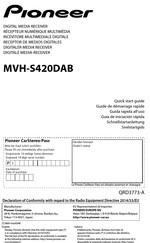 Pioneer MVH-S420DAB Quick Start Manual