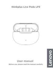 Lenovo thinkplus Live Pods LP3 User Manual