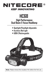 Nitecore HC68 Manual
