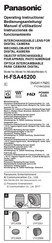 Panasonic H-FSA45200 Operating Instructions