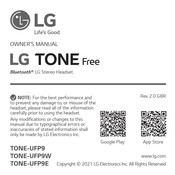 LG TONE Free TONE-UFP9 Owner's Manual
