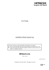 Hitachi C41 Instruction Manual