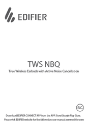 EDIFIER TWS NBQ Quick Start Manual