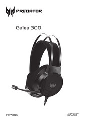 Acer PREDATOR Galea 300 Quick Start Manual