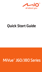 Mio MiVue J80 Series Quick Start Manual
