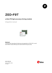 u-blox ZED-F9T-20B-00 Integration Manual
