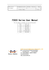 Four-Faith F3 23 Series User Manual