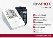 Rossmax CF175f Instruction Manual