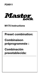 Master Lock M175 Instructions