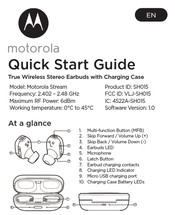 Motorola SH015 Quick Start Manual