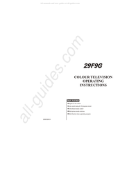 Haier 29F9G Operating Instructions Manual