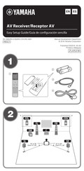 Yamaha RX-V781 Easy Setup Manual