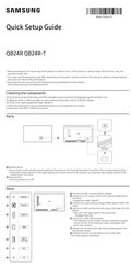 Samsung QB24R Quick Setup Manual