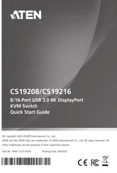 ATEN CS19208 Quick Start Manual