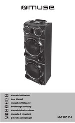 Muse M-1985 DJ User Manual