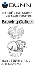 Bunn Soft Heat Server Use & Care Instructions Manual