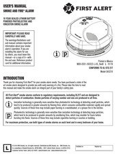 First Alert SA3210 User Manual