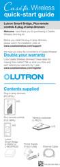 Lutron Electronics PJ2-3BRL Quick Start Manual