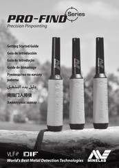 Minelab PRO-FIND Series Getting Started Manual