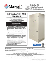ACS Marvair VAH2048 Installation And Startup