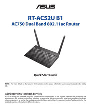 Asus RT-AC52U B1 Quick Start Manual